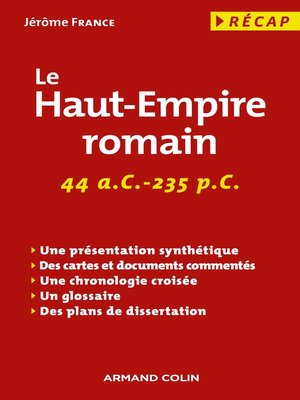 cover image of Le Haut-Empire romain